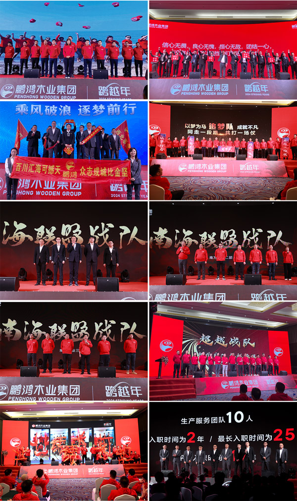 NG电子游戏木业集团各事业部团队亮相